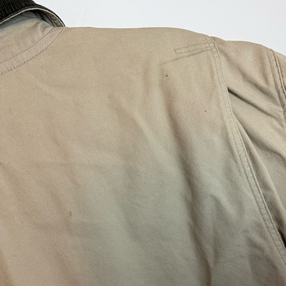 L.L. Bean Men’s Beige Barn Chore Coat - Picture 7 of 8